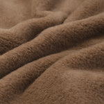 Wolldecke „Chocolate“ aus Kamelhaar & Merinowolle | einlagig