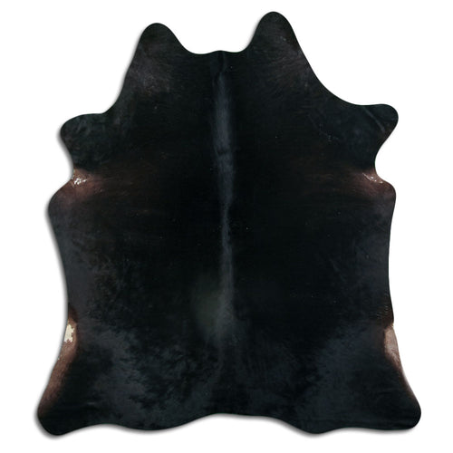 Schwarzes Kuhfell XL