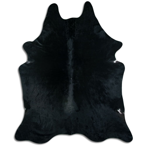 Schwarzes Kuhfell XXL