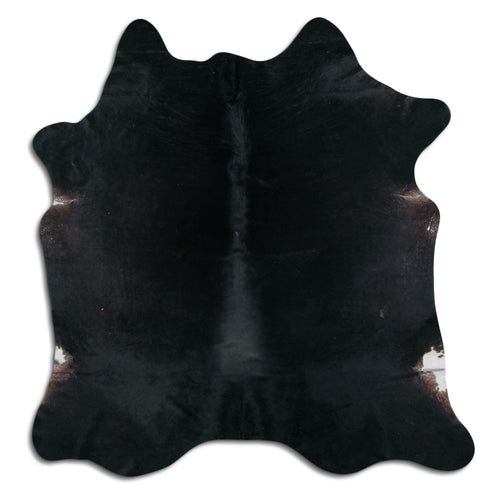 Schwarzes Kuhfell L