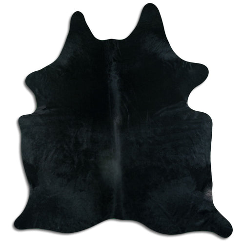 Schwarzes Kuhfell XL