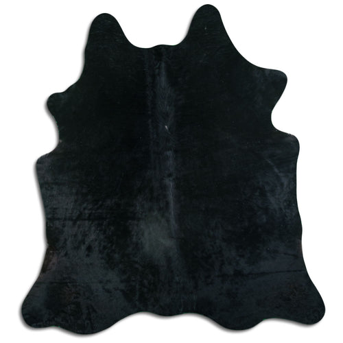 Schwarzes Kuhfell XL