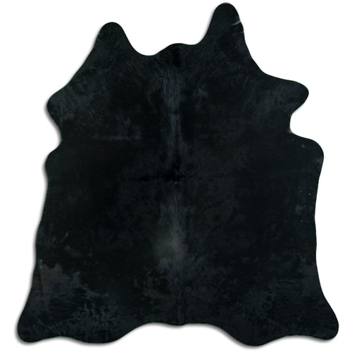 Schwarzes Kuhfell XXL