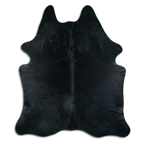 Schwarzes Kuhfell XXL