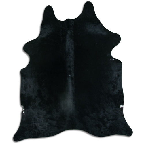 Schwarzes Kuhfell L