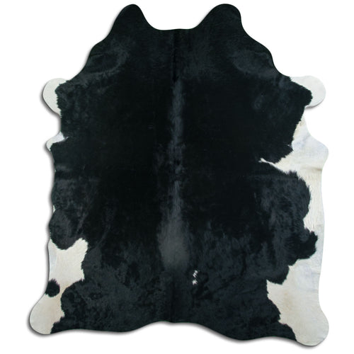 Schwarzes Kuhfell XXL