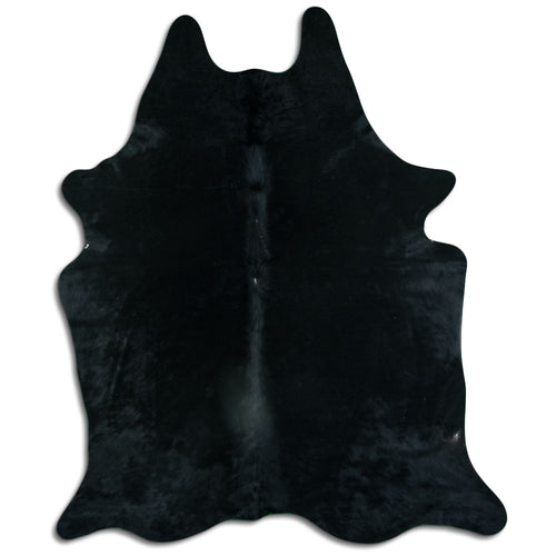 Schwarzes Kuhfell XXL