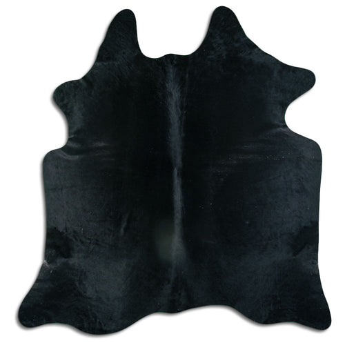 Schwarzes Kuhfell XXL