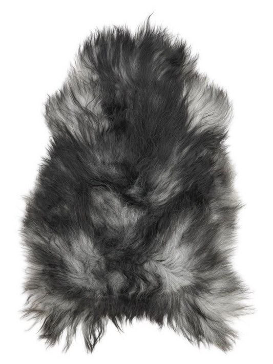 Isländisches Schaffell Grau L