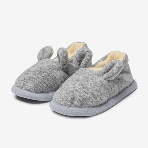 Merino Kinderhausschuhe „Maus“