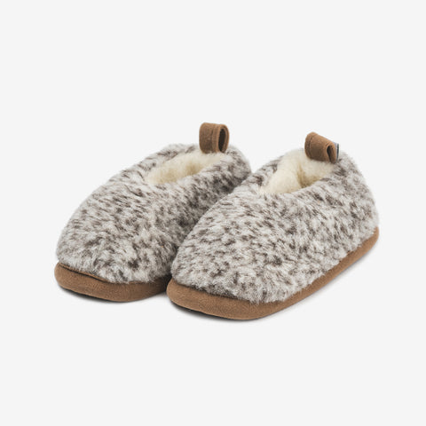 Merino Kinderhausschuhe „Tiger“