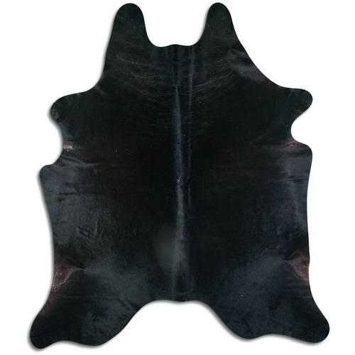 Schwarzes Kuhfell XXL