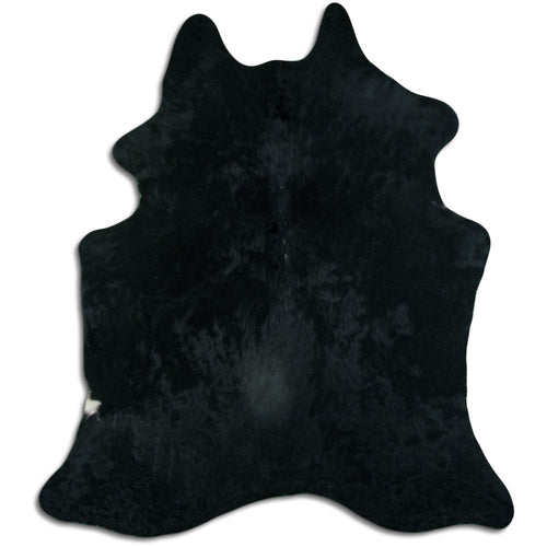 Schwarzes Kuhfell XL