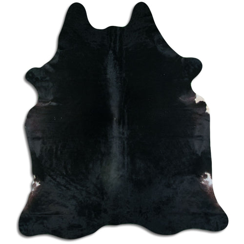 Schwarzes Kuhfell XXL