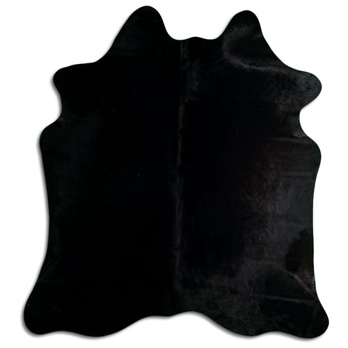 Schwarzes Kuhfell L